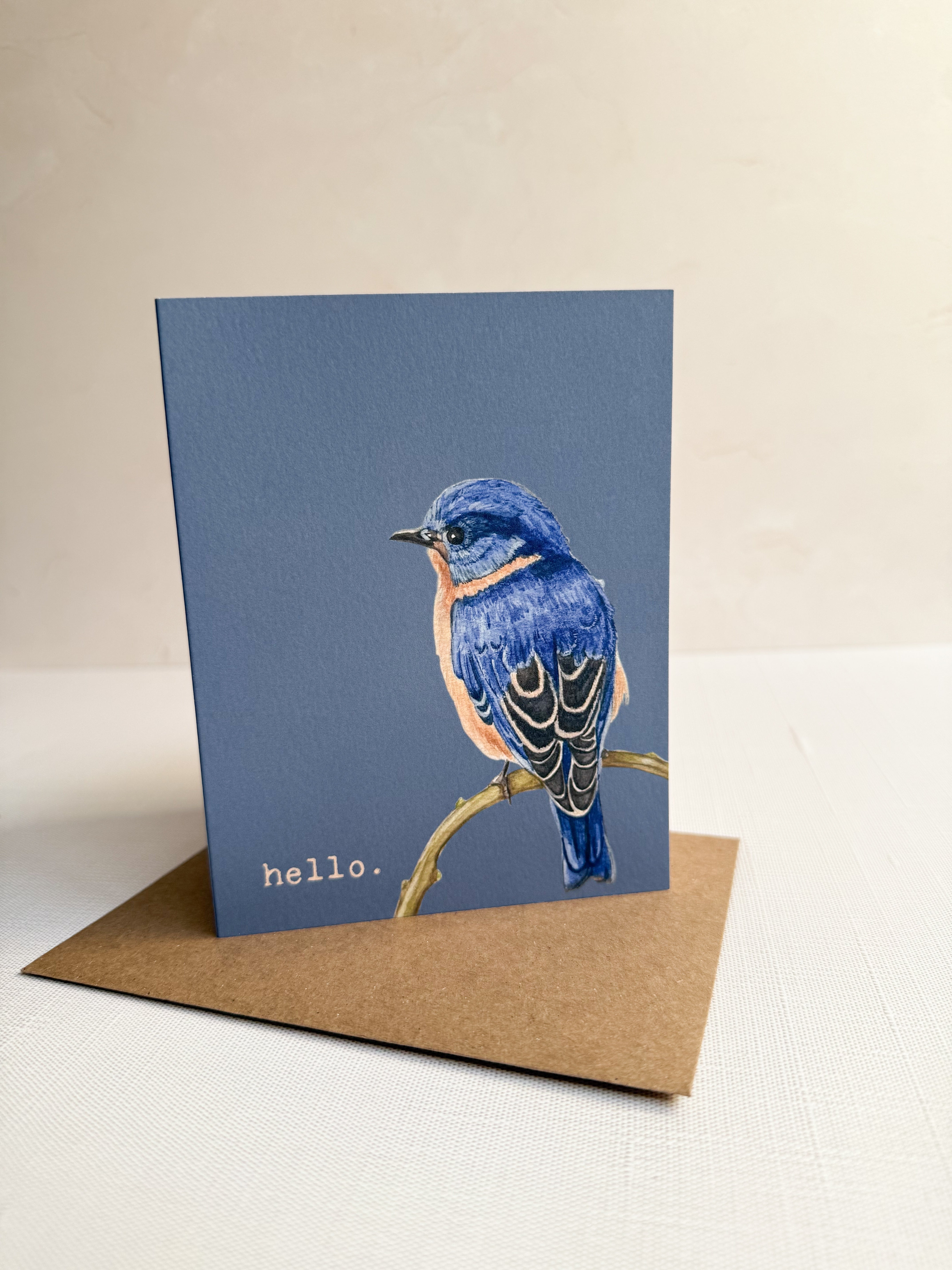 Eastern Bluebird Greeting Card