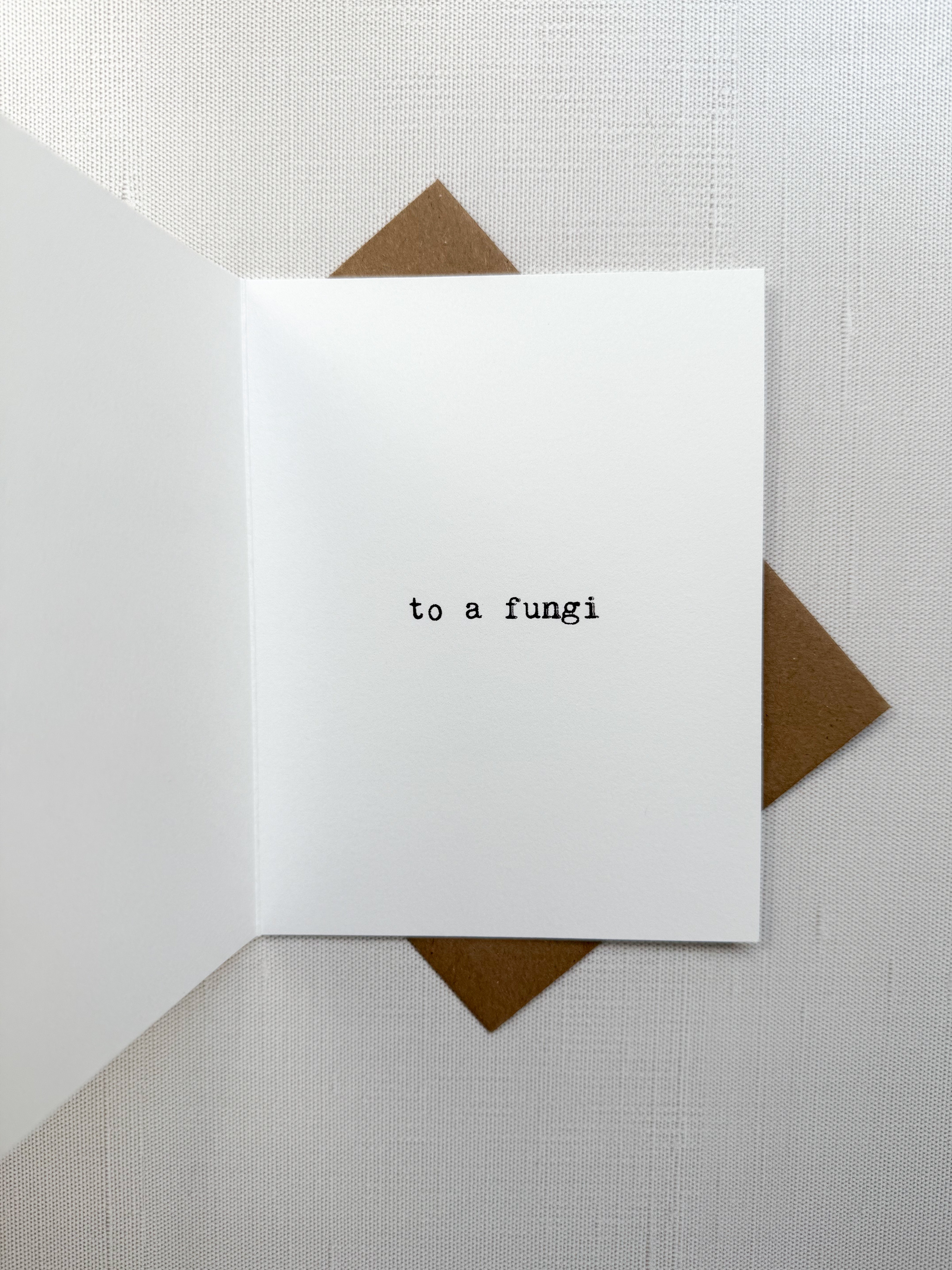Morel Mushroom Father's Day Card