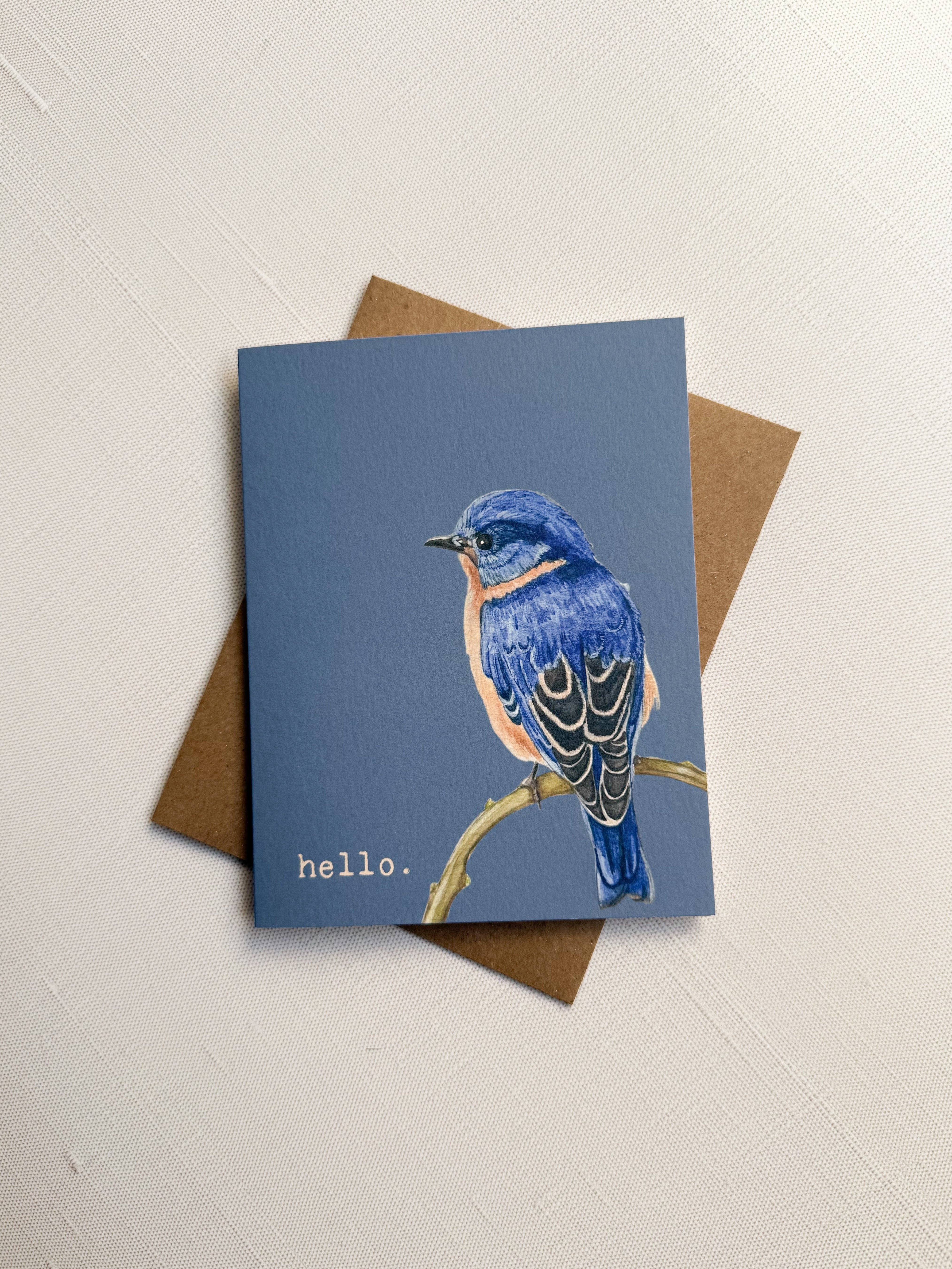 Eastern Bluebird Greeting Card