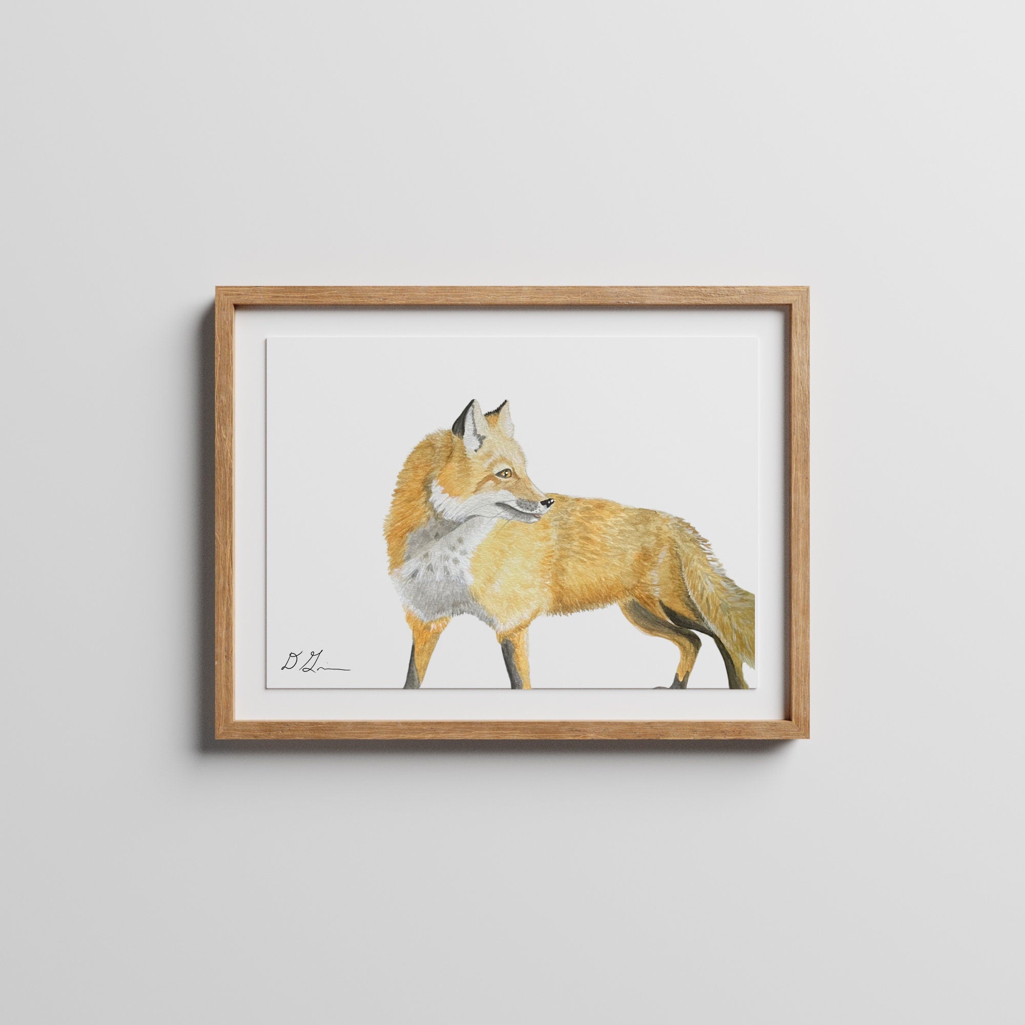 Red Fox Print