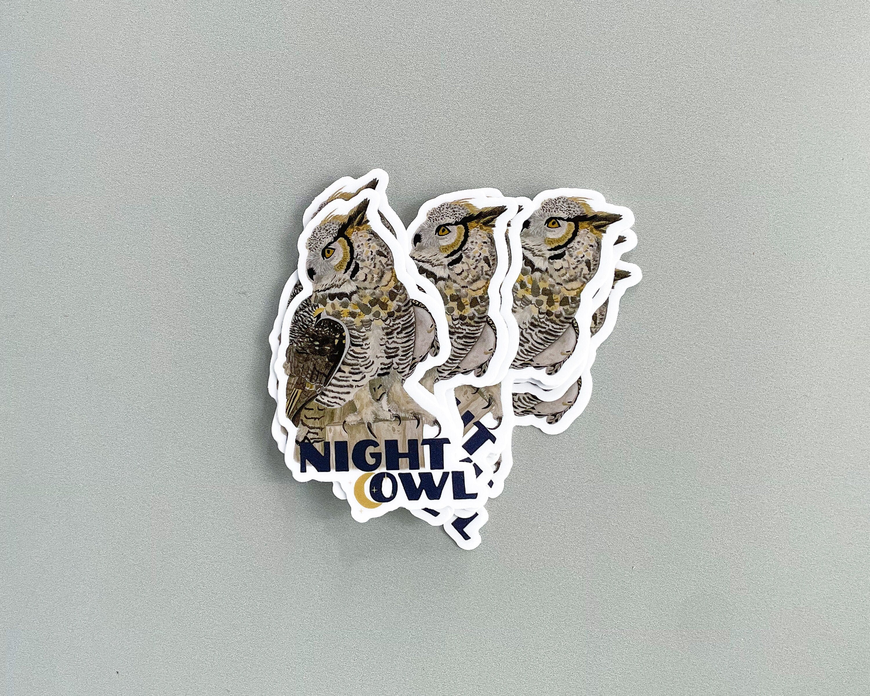 "Night Owl" Sticker