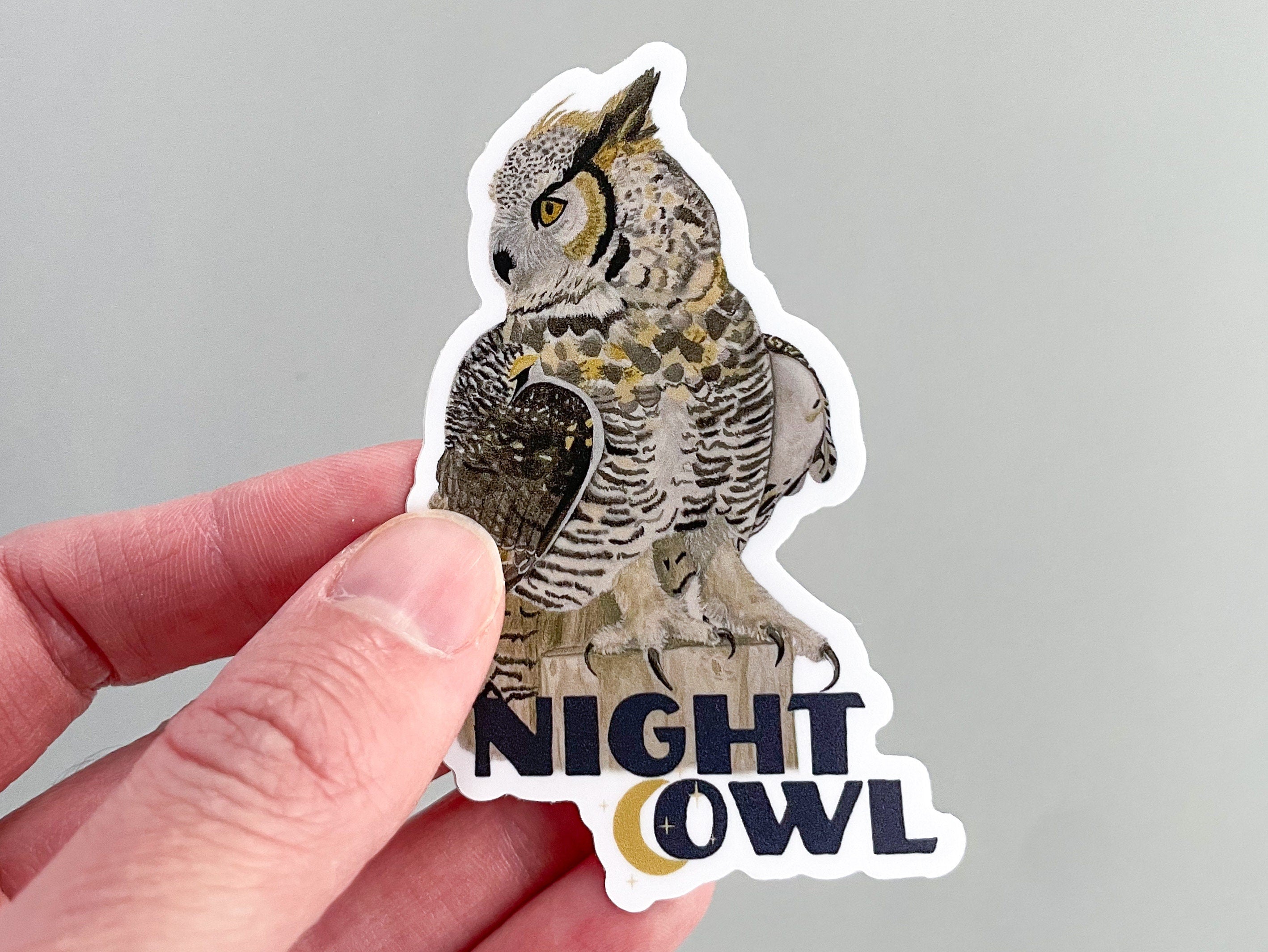 "Night Owl" Sticker