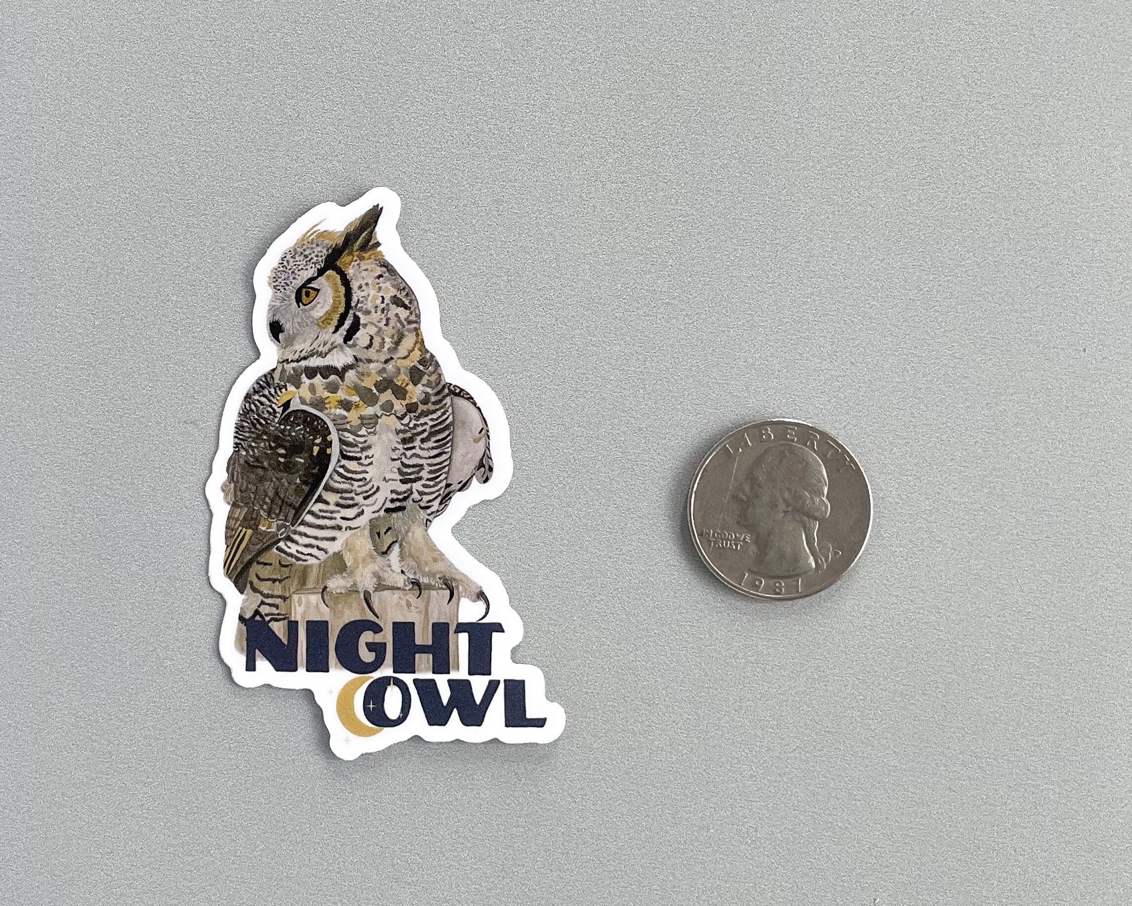 "Night Owl" Sticker