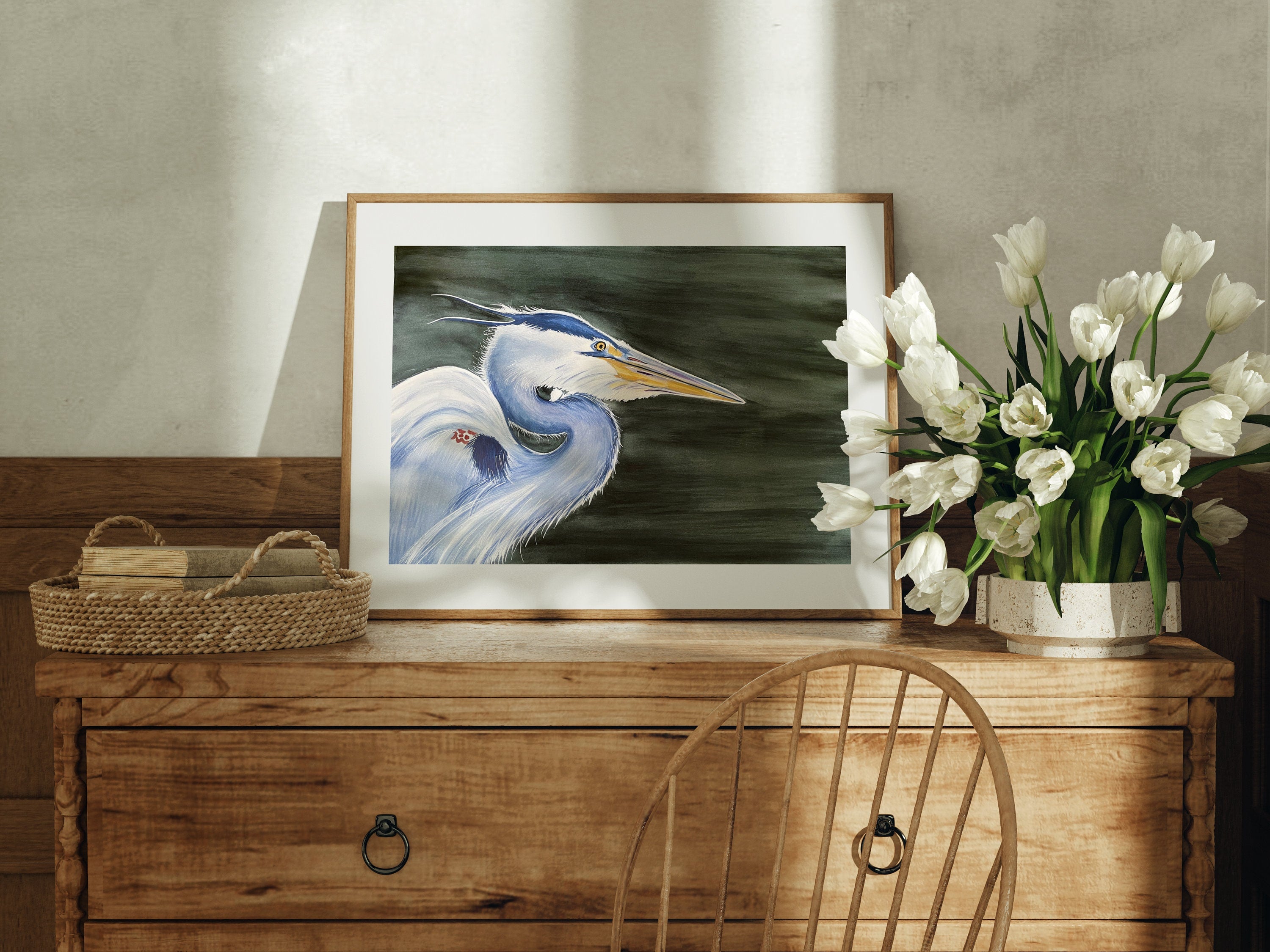 Limited Edition "Waiting/Wading" Print