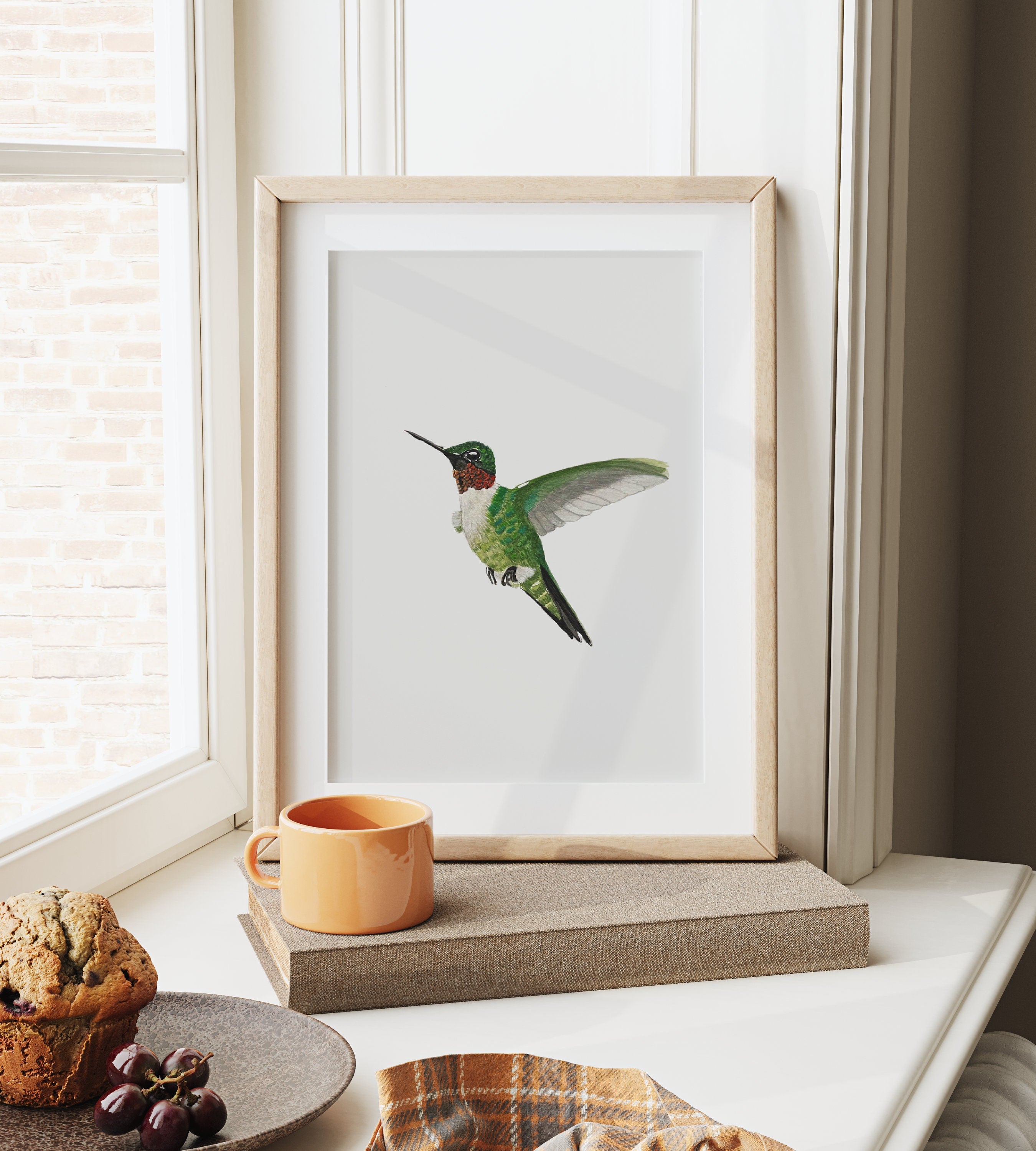 Ruby-Throated Hummingbird Print