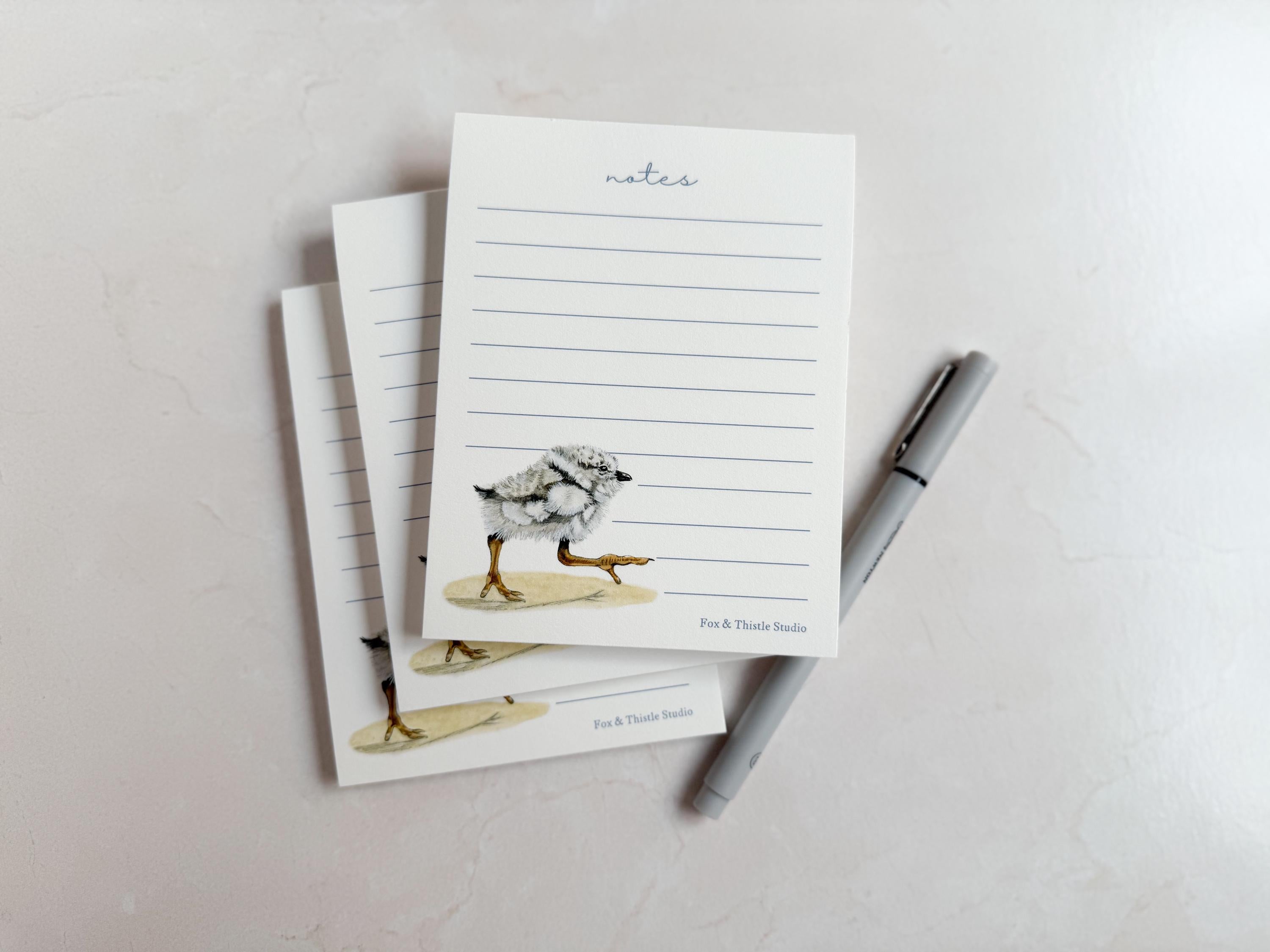 Piping Plover Notepad