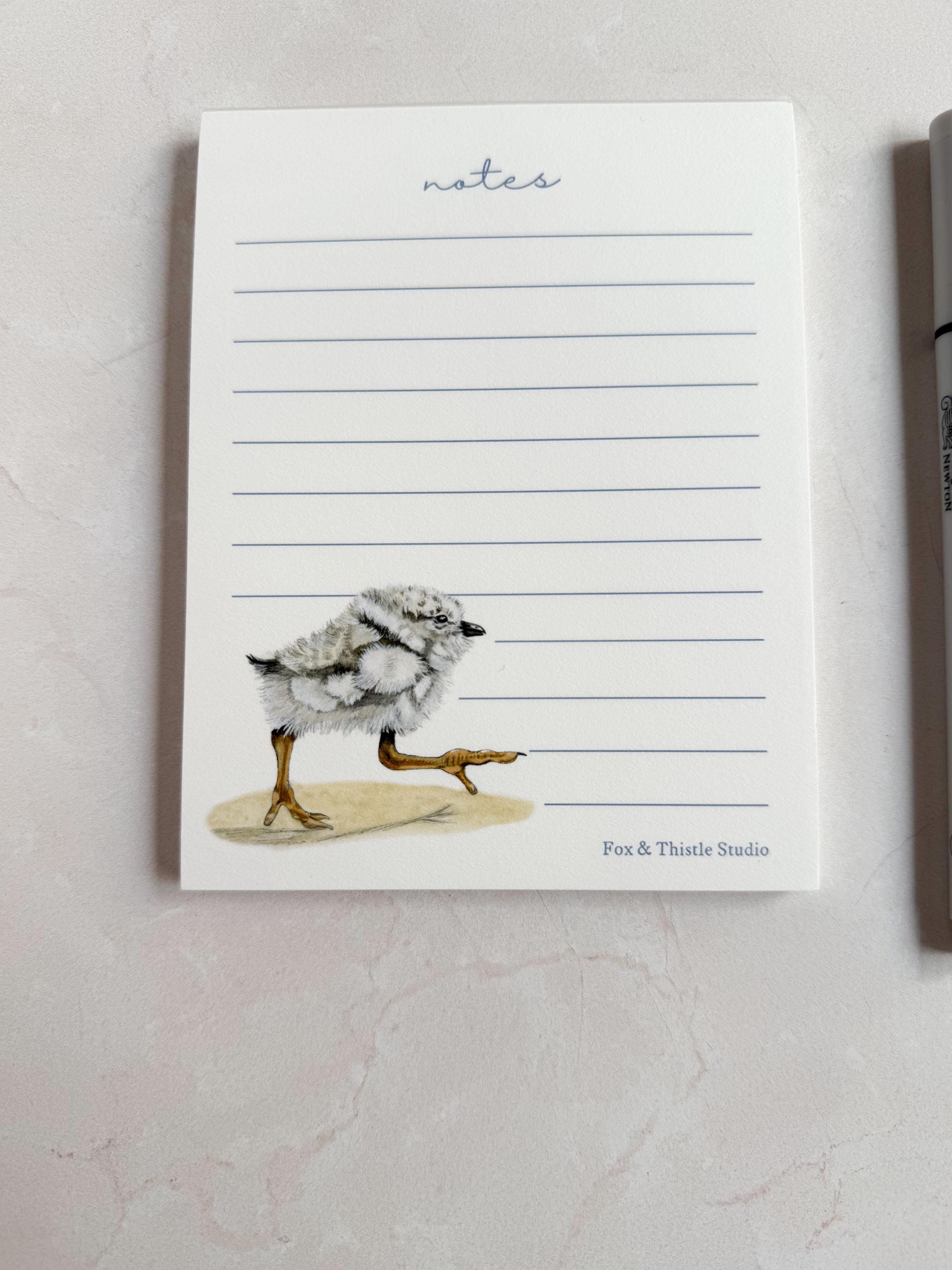 Piping Plover Notepad