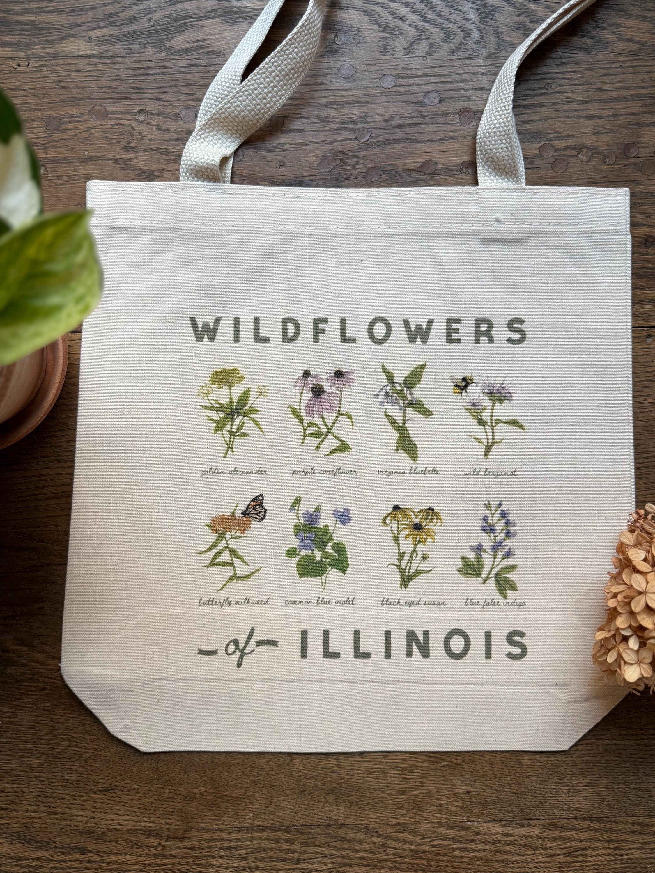 Illinois Wildflower Tote