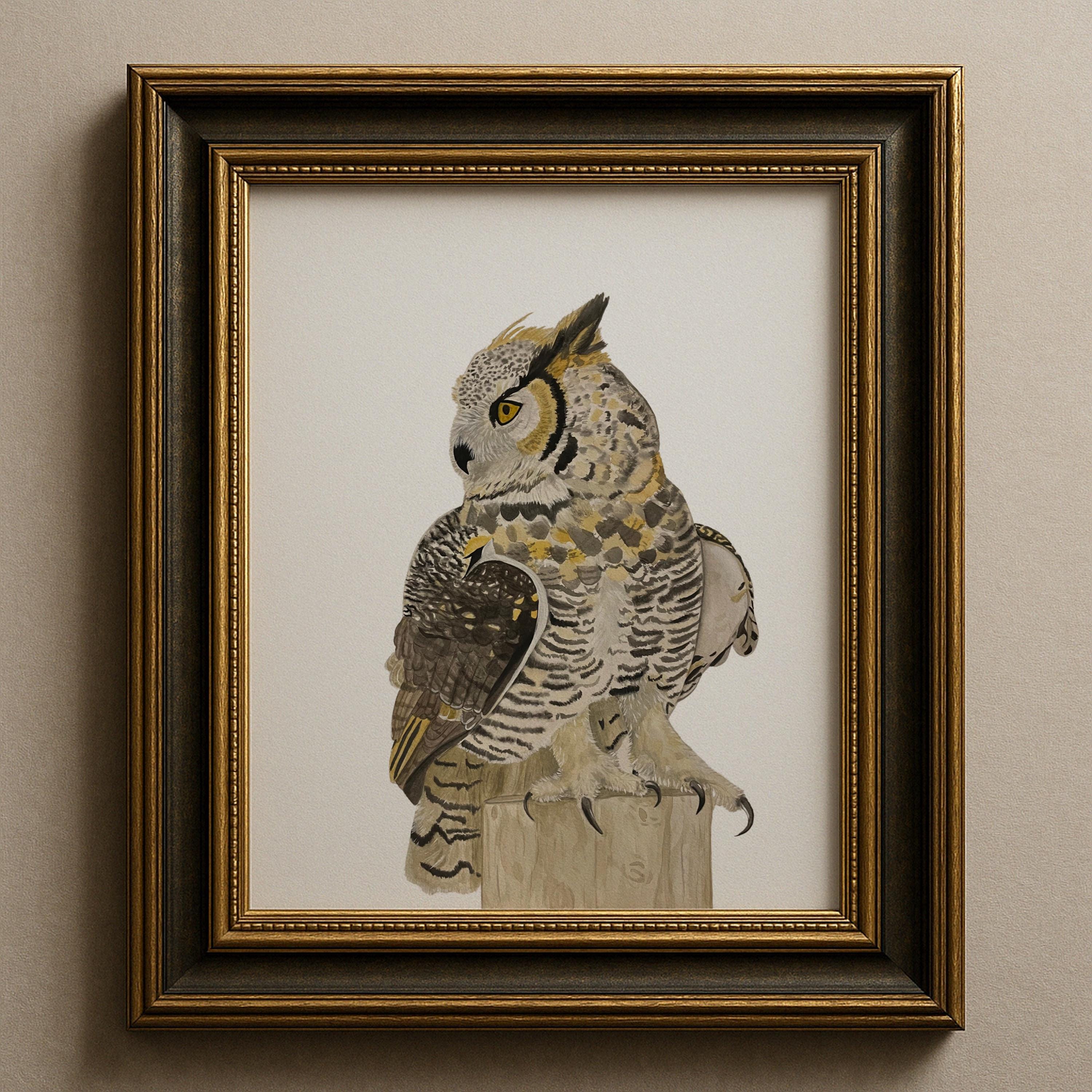 Great Horned Owl Print