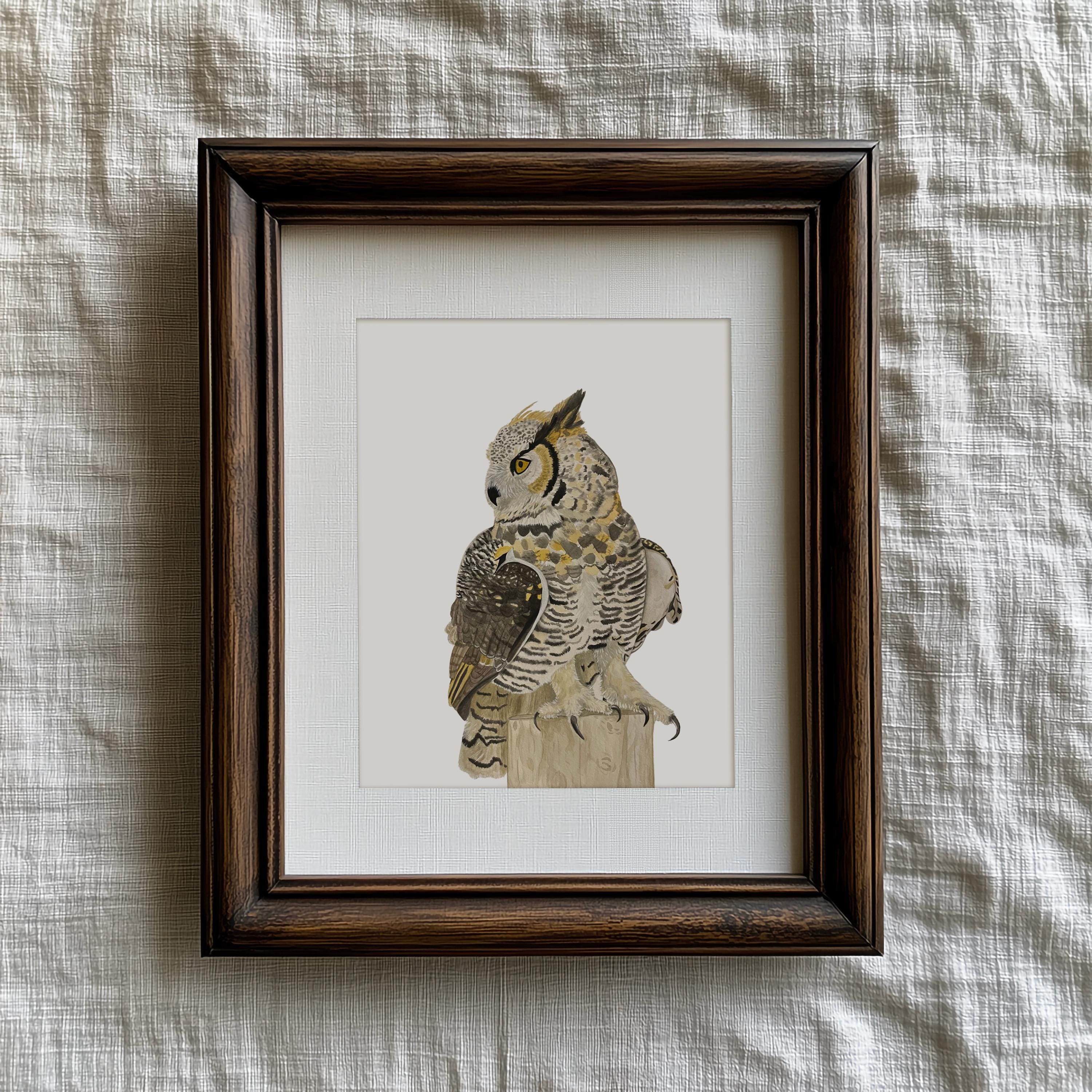Great Horned Owl Print