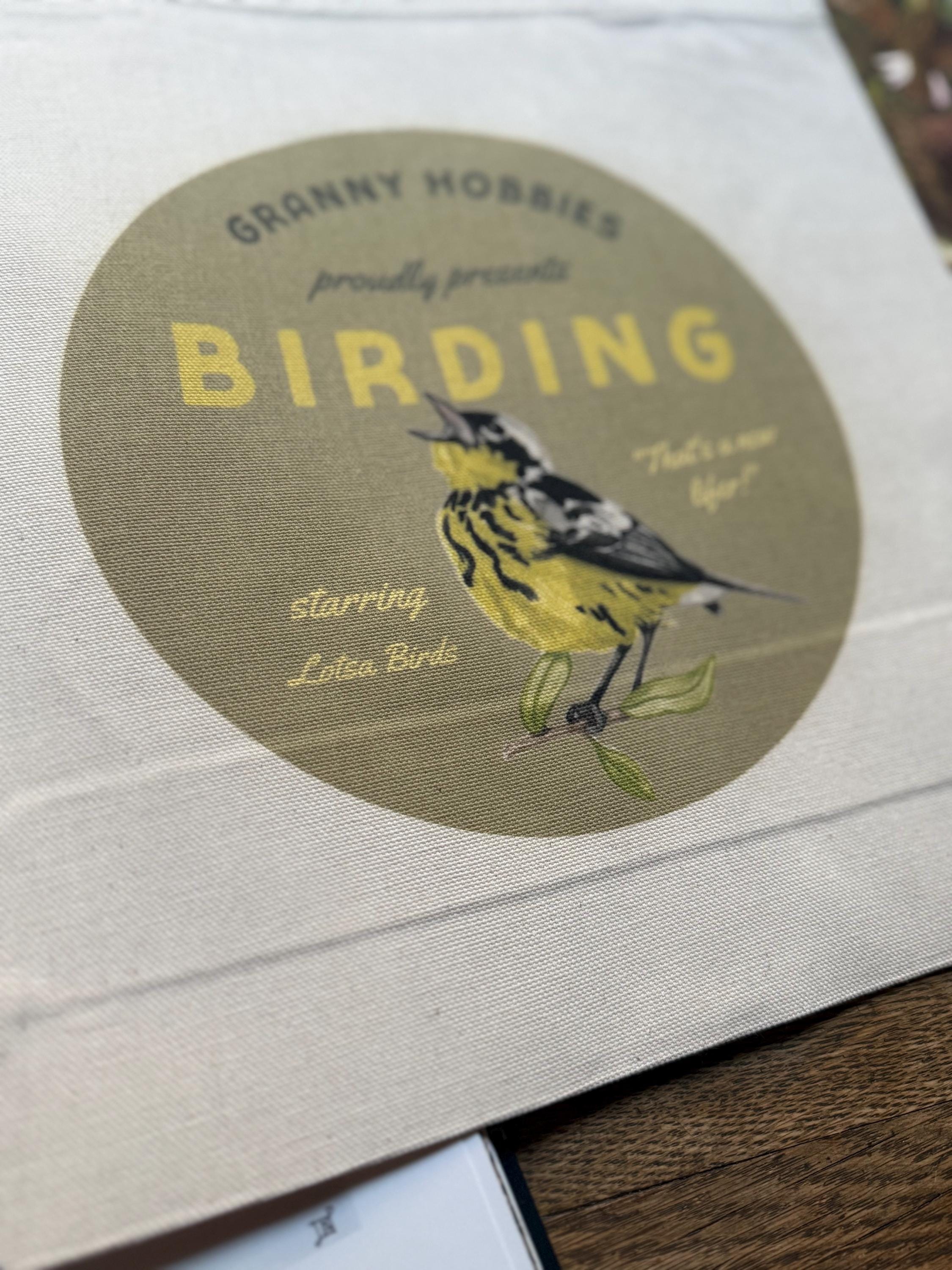 Granny Hobbies Birding Tote