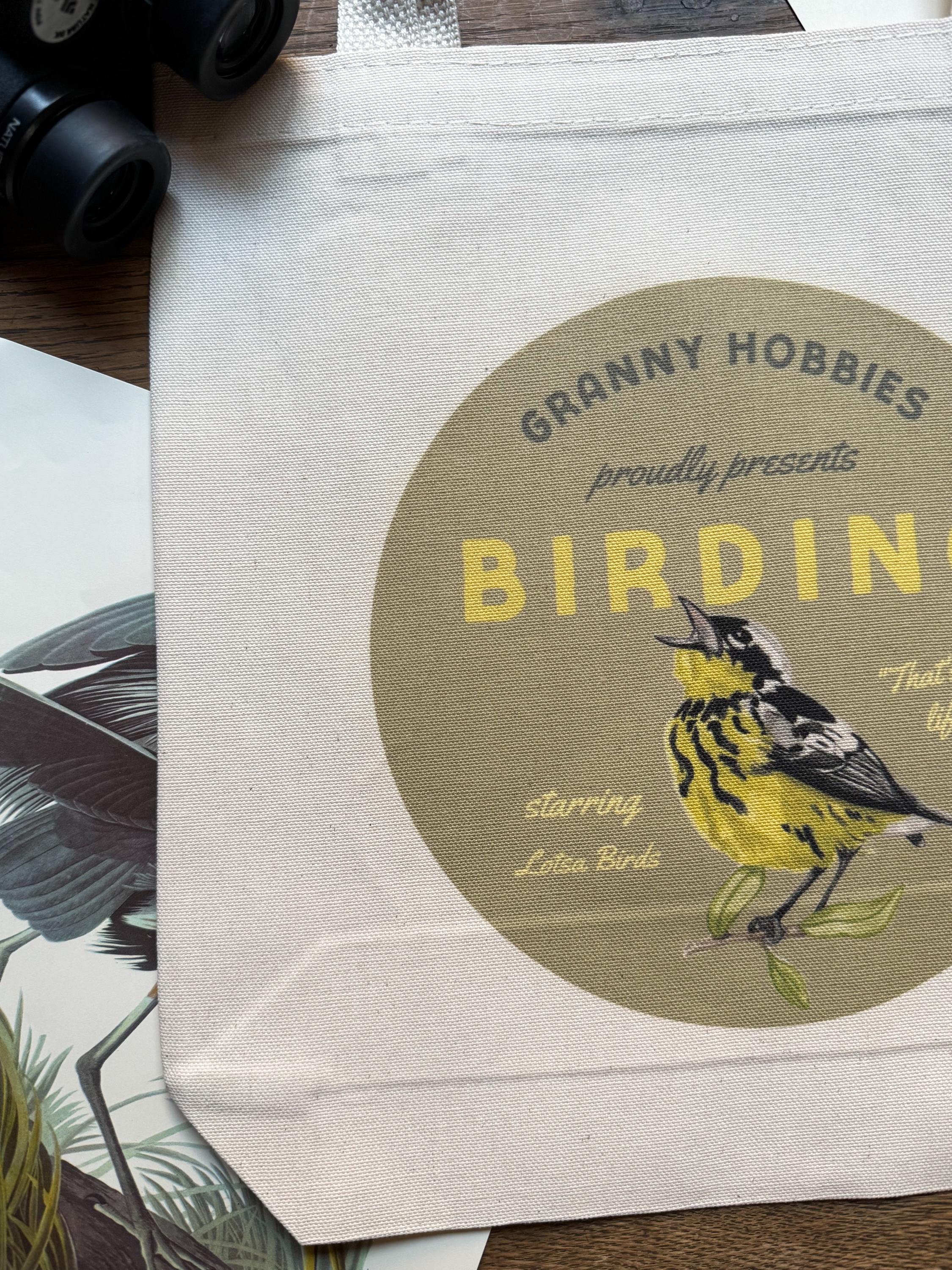 Granny Hobbies Birding Tote