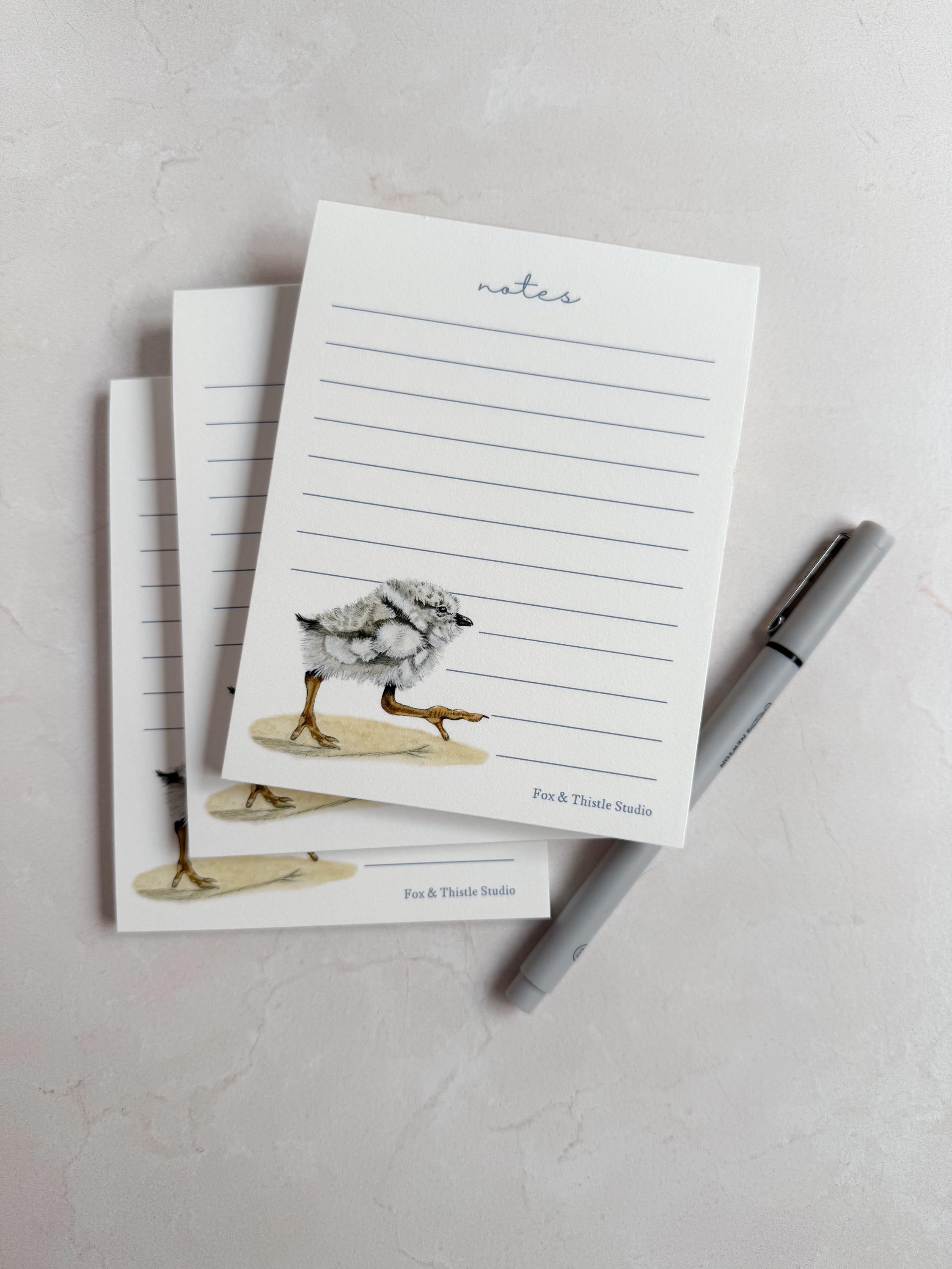 Piping Plover Notepad