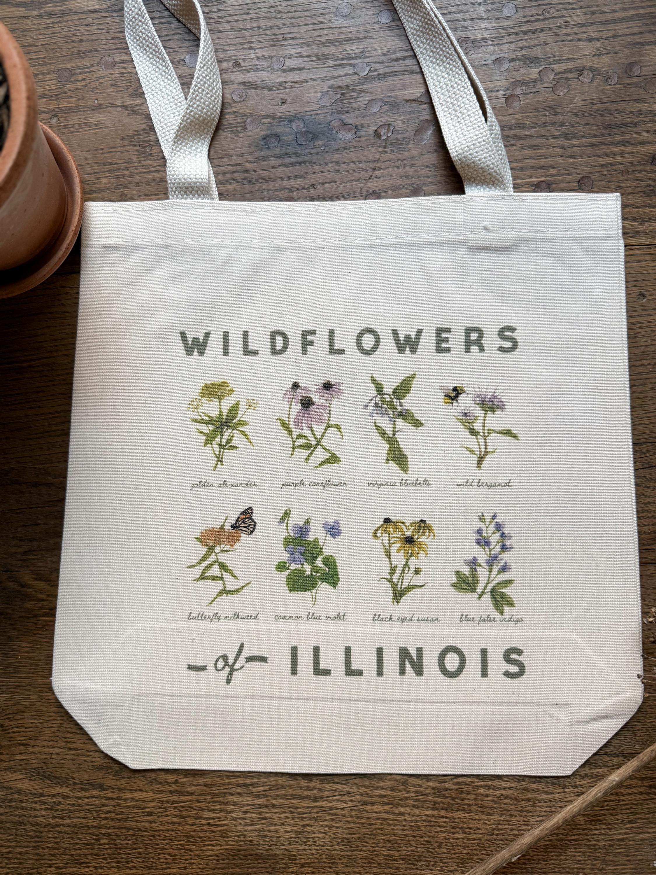 Illinois Wildflower Tote
