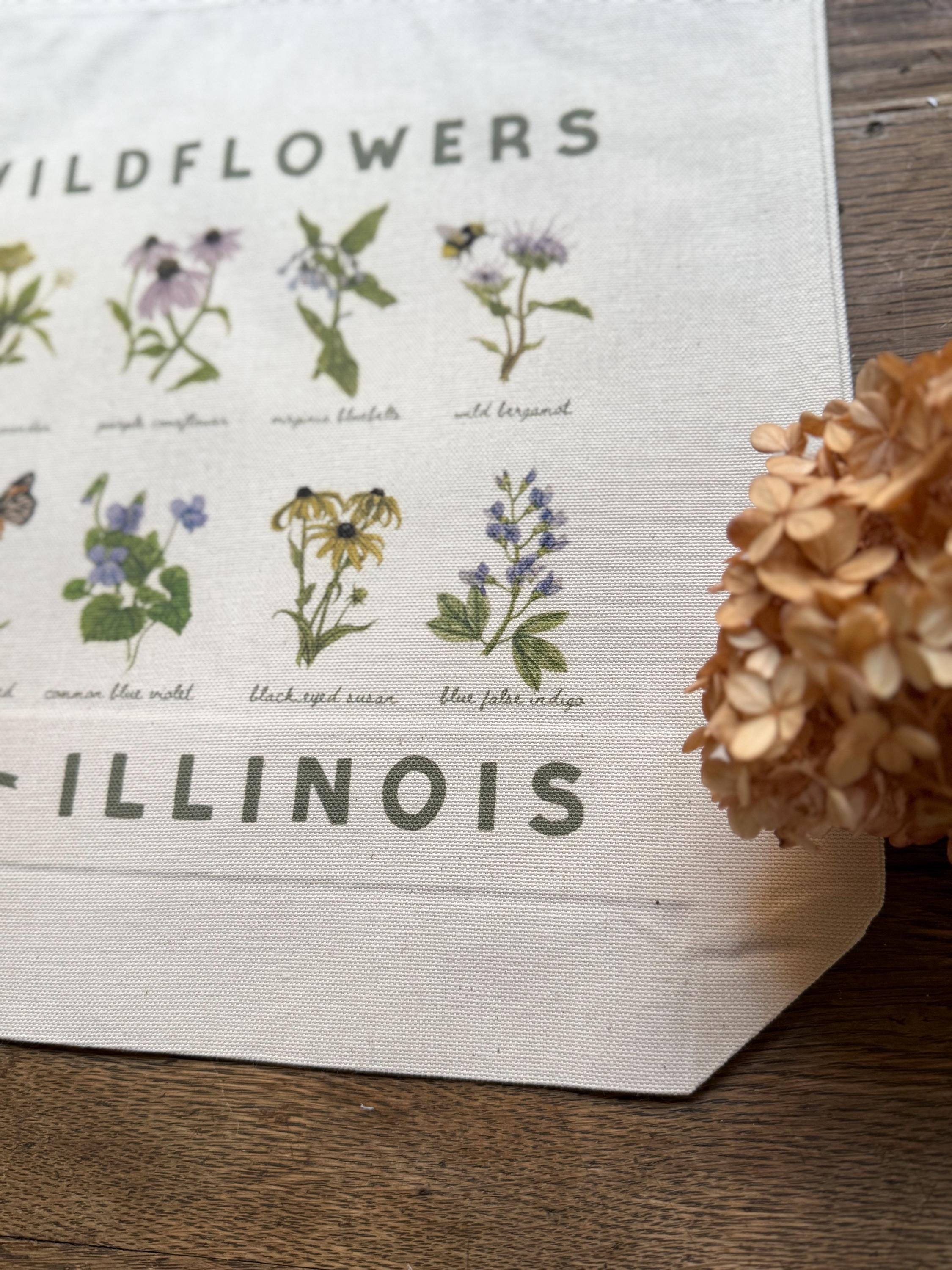 Illinois Wildflower Tote