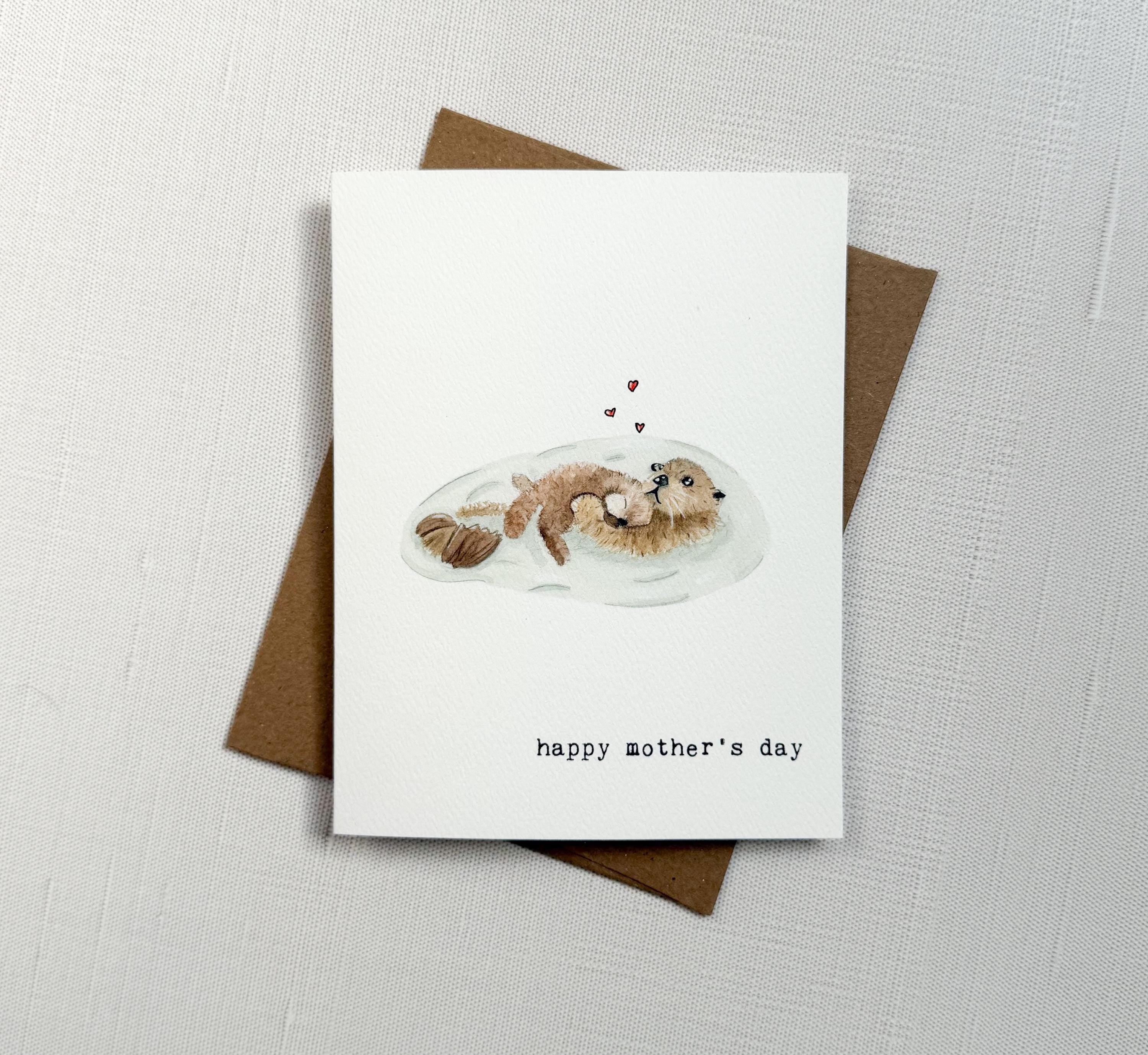 Otter Mother’s Day Card