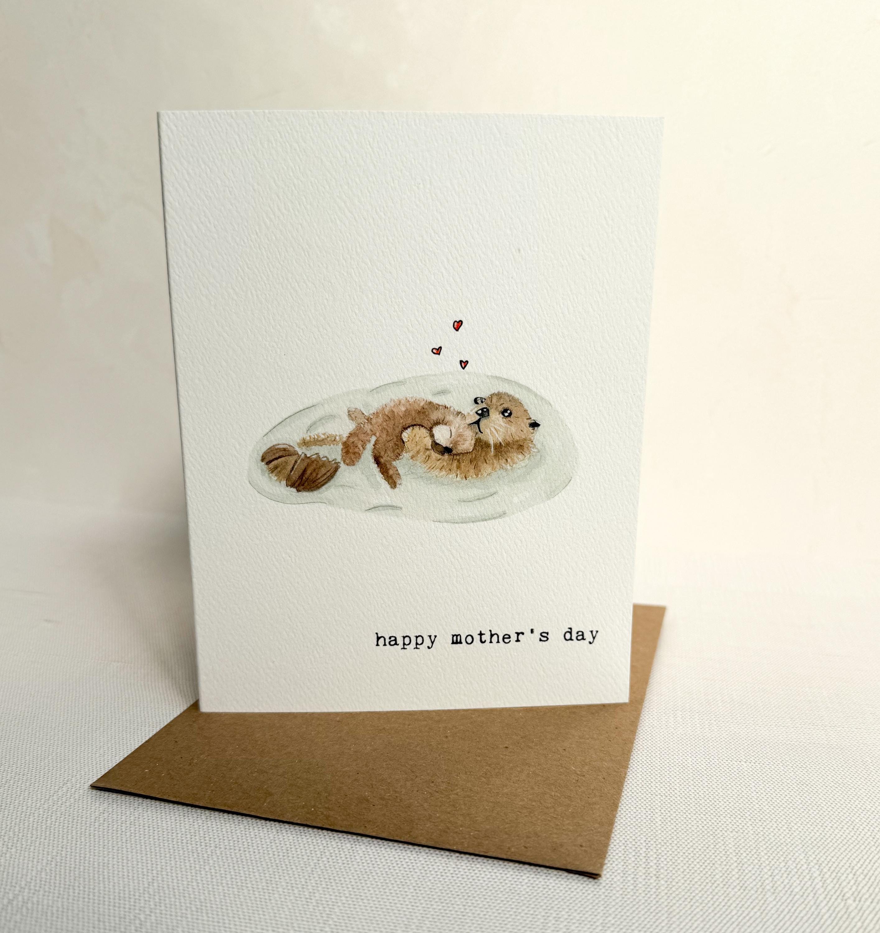 Otter Mother’s Day Card