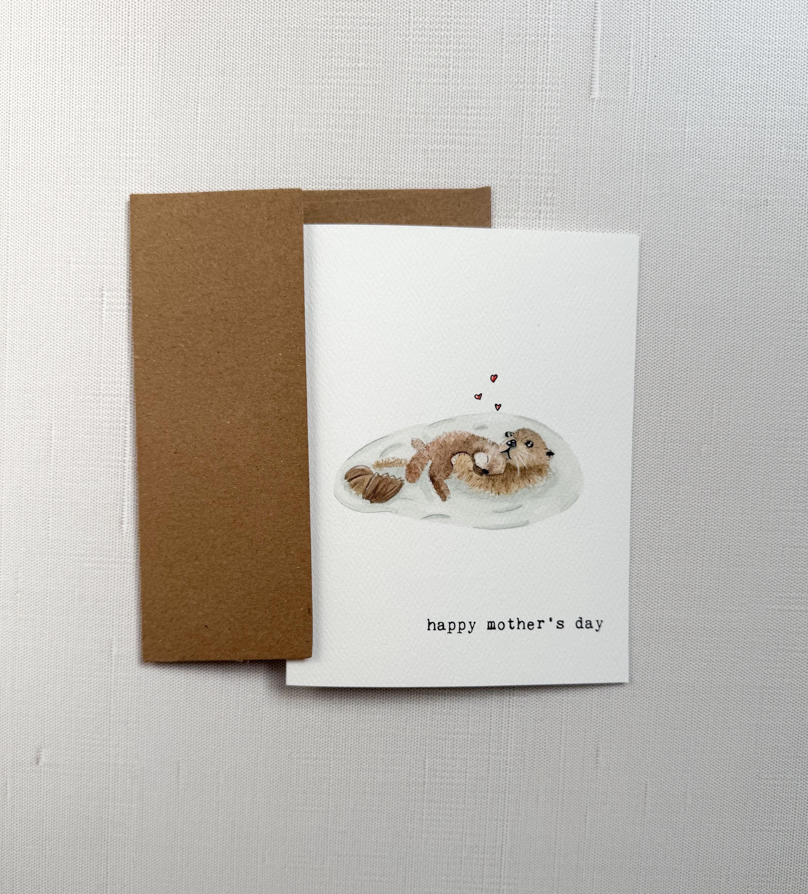 Otter Mother’s Day Card