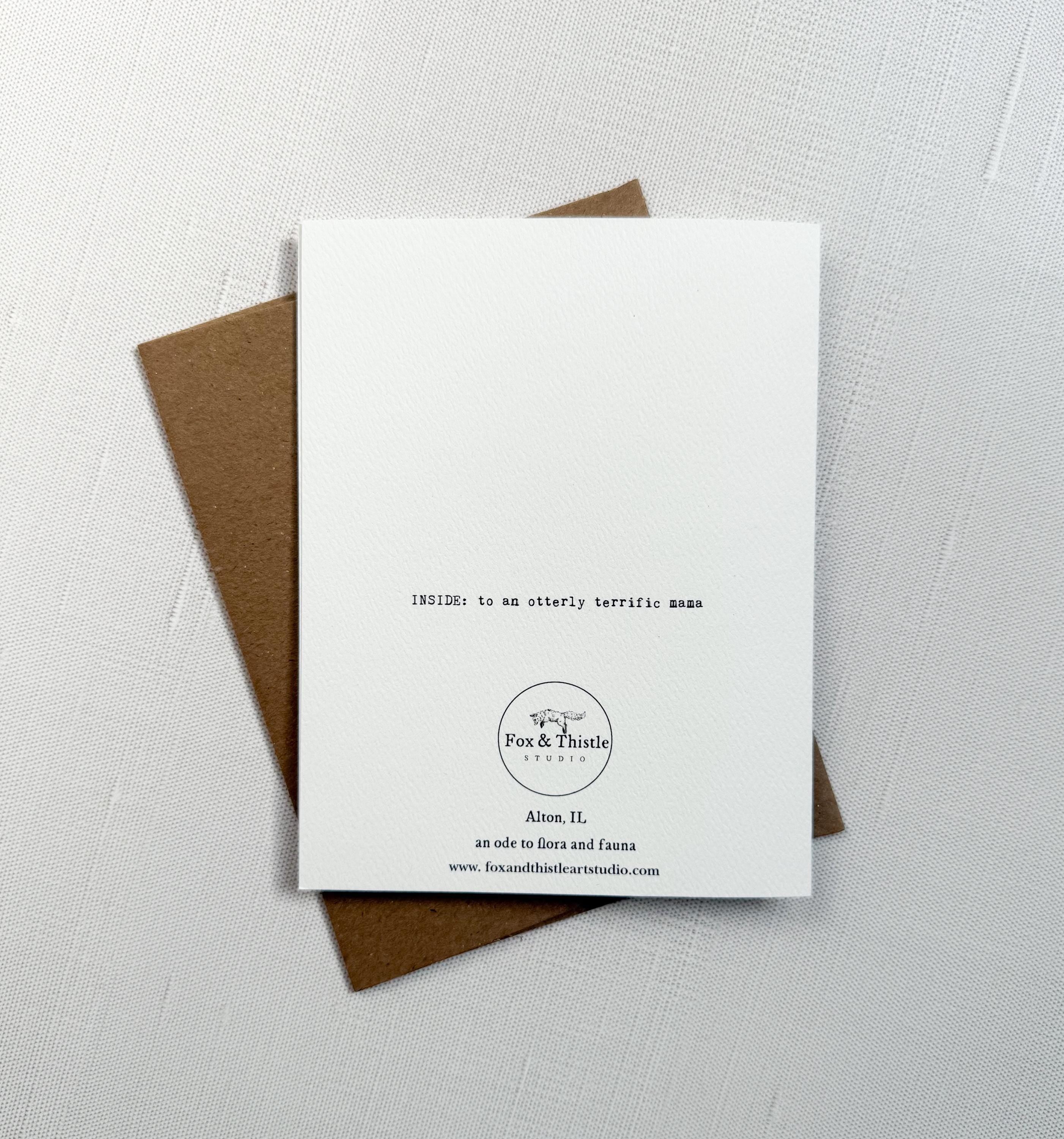 Otter Mother’s Day Card