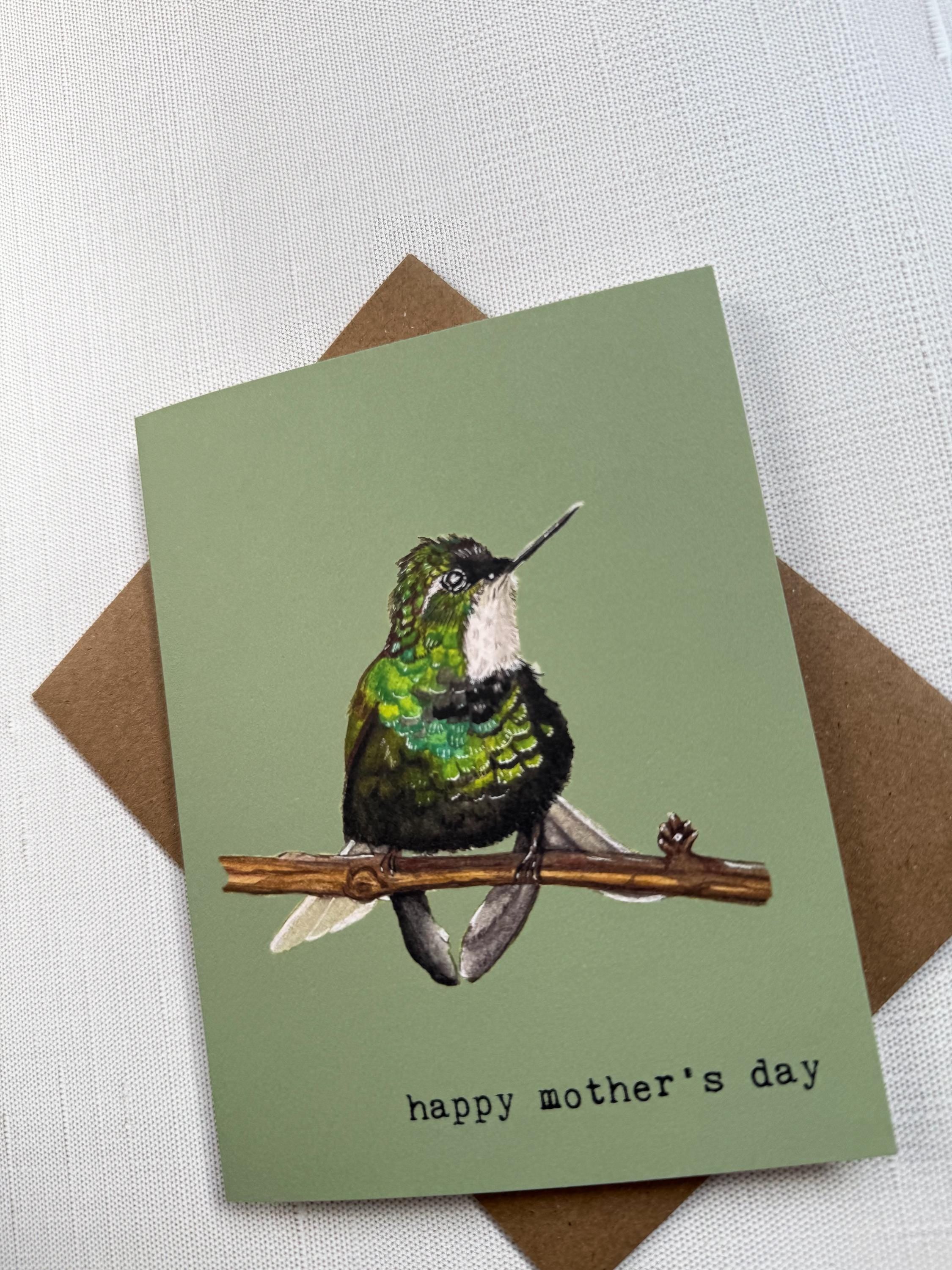 Hummingbird Mother's Day Card