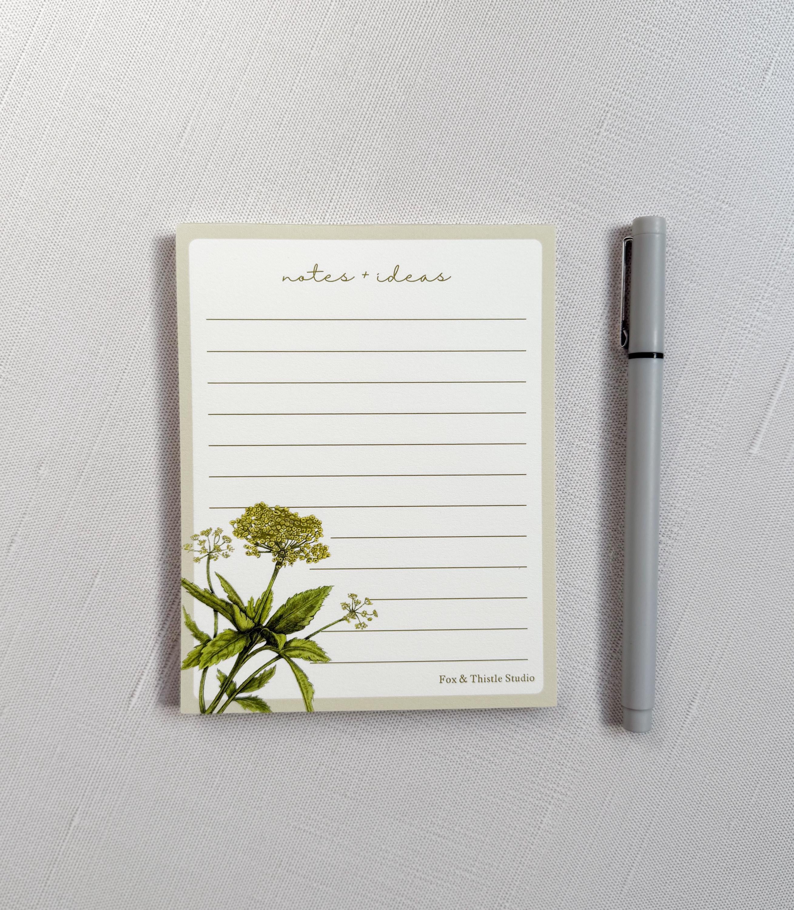 Golden Alexander Notepad